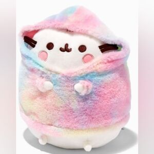 10" Pusheen With Rainbow Hoodie